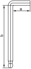 YATO內(nèi)六角扳手組套參數(shù)標(biāo)示